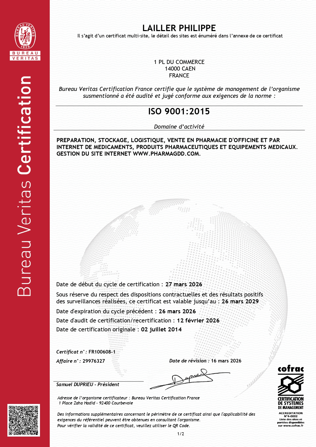Image certificat ISO 9001